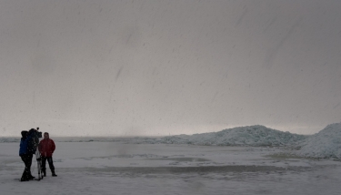 IJsselmeer 3 km voor de kust bij Gaast